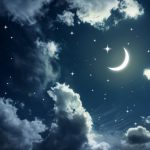 پوستر دیواری آسمان شب