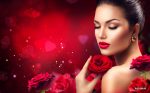 پوستر دیواری گل رز قرمز