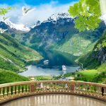 پوستر دیواری منظره نروژ