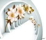 پوستر دیواری سه بعدی طرح تونل