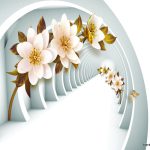 پوستر دیواری سه بعدی طرح تونل