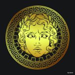 پوستر دیواری لوکس طلایی