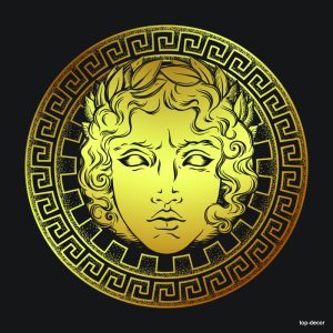 پوستر دیواری لوکس طلایی