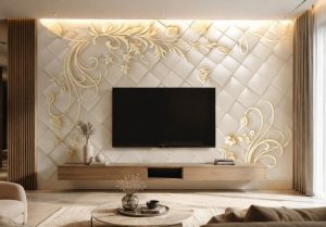 پوستر دیواری طرح اسلیمی و هندسی