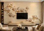 پوستر دیواری برگ طلایی