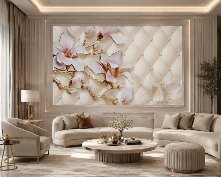 پوستر دیواری لمسه چرمی