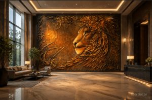 پوستر دیواری طرح شیر