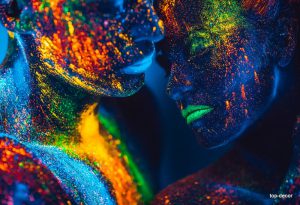 پوستر دیواری سه بعدی طرح بلک لایت