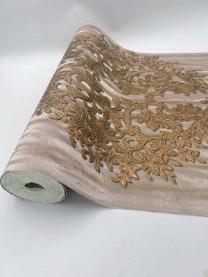 کاغذ دیواری داماسک رونده