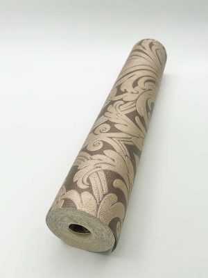 حراج کاغذ دیواری شکلاتی طلایی
