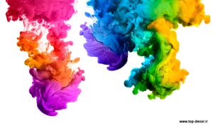 پوستر دیواری طرح پخش جوهر