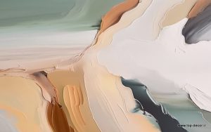 پوستر دیواری طرح ترکیب رنگ های روغنی