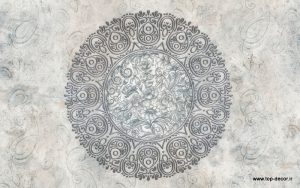 پوستر دیواری طرح پتینه و دایره