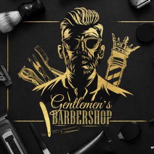 پوستر دیواری طرح سالن زیبایی چهره مردانه