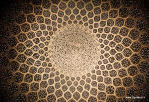پوستر دیواری طرح سقفی اسلیمی