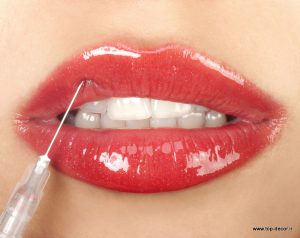 پوستر دیواری طرح لب و سوزن