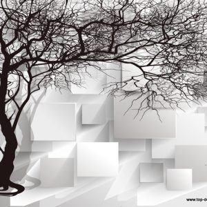 پوستر دیواری طرح تک درخت