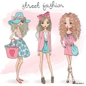 پوستر دیواری طرح کودک پرنسس کوچولوها