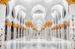 پوستر دیواری طرح مسجد شیخ زاید در ابوظبی