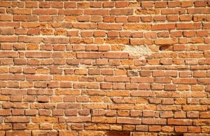 پوستر دیواری طرح دیوار آجری کرم قهوه ای