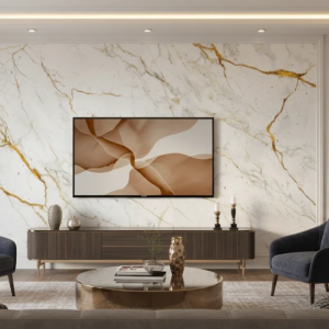 پوستر دیواری سنگ مرمر طلایی