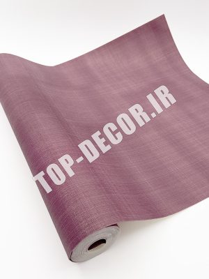 کاغذ دیواری قابل شستشو PVC طرح بنفش بافت‌دار