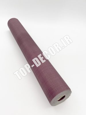 کاغذ دیواری قابل شستشو PVC طرح بنفش بافت‌دار