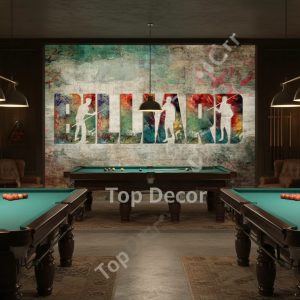پوستر دیواری طرح BILLIARD