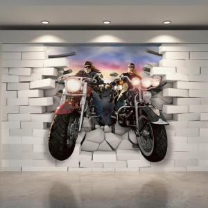 پوستر دیواری موتورسواران