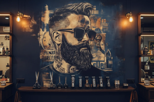 پوستر دیواری آرایشگاه مردانه