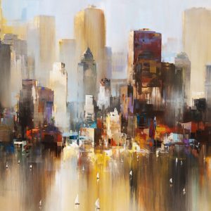 پوستر دیواری شهر طلایی