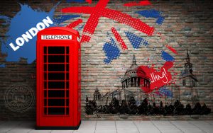 پوستر دیواری London Red Telephone