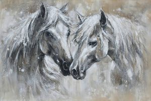 پوستر دیواری اسب سفید