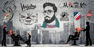 پوستر دیواری آرایشگاه