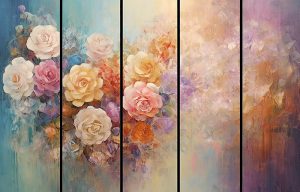 پوستر دیواری گل رز