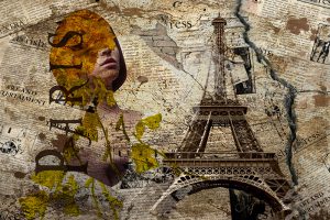 پوستر دیواری پاریس و برج ایفل