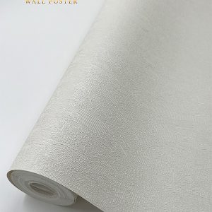 کاغذ دیواری سفید ساده قابل شستشو