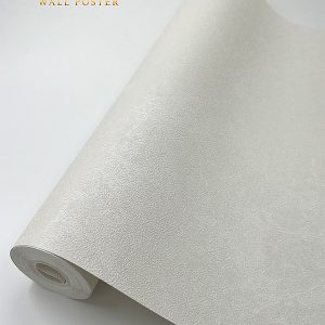 کاغذ دیواری سفید ساده قابل شستشو